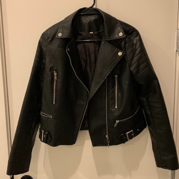 Faux Leather Jacket - Picture 1 of 2